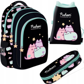 Viackomorový školský batoh Pusheen St. Majewski Multicolored 22 rokov